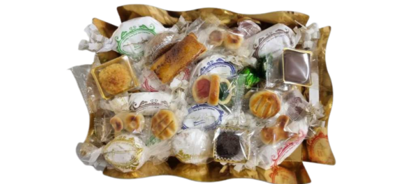 Cestas y cajas de surtido de navidad dulces de las carmelitas de ciudad real