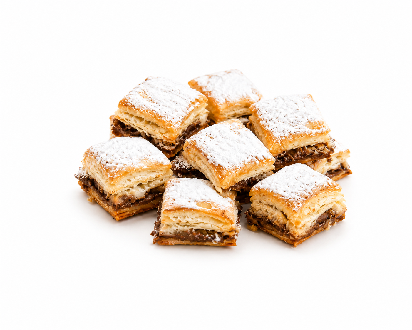 CUADRADILLOS CON CHOCOLATE
