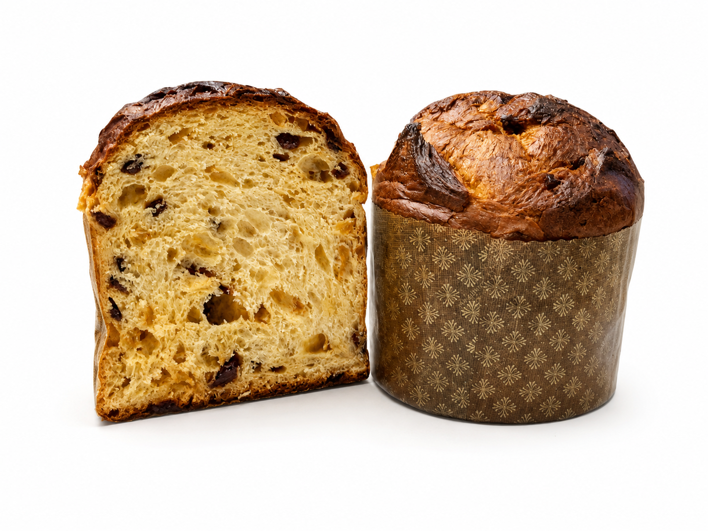PANETTONE CON PASAS Y NARANJA pequeño