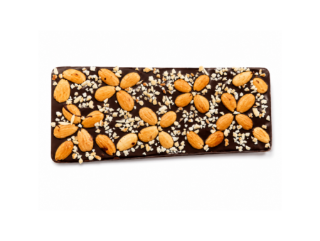 TURRÓN DE CHOCOLATE CON ALMENDRAS