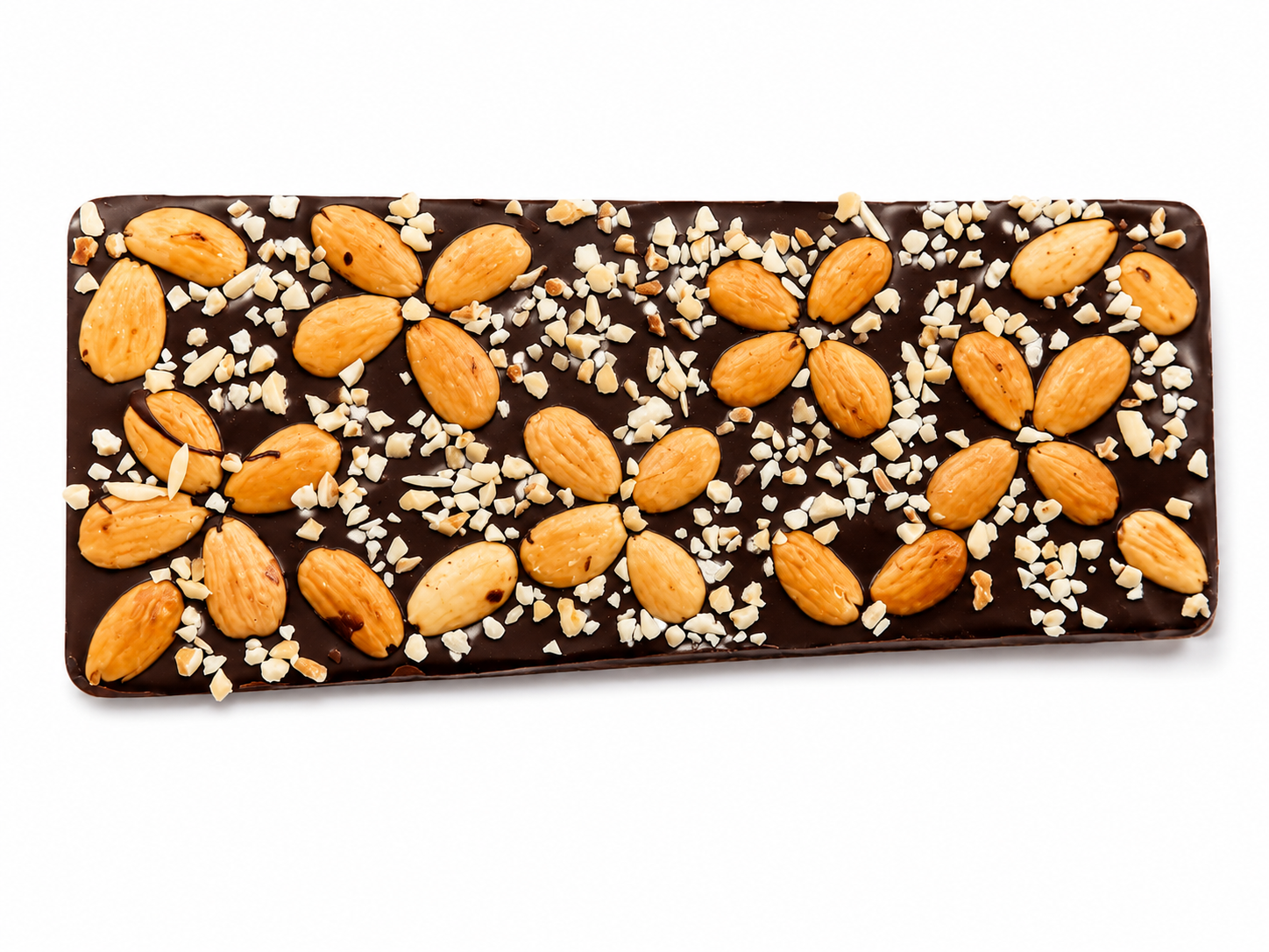 TURRÓN DE CHOCOLATE CON ALMENDRAS